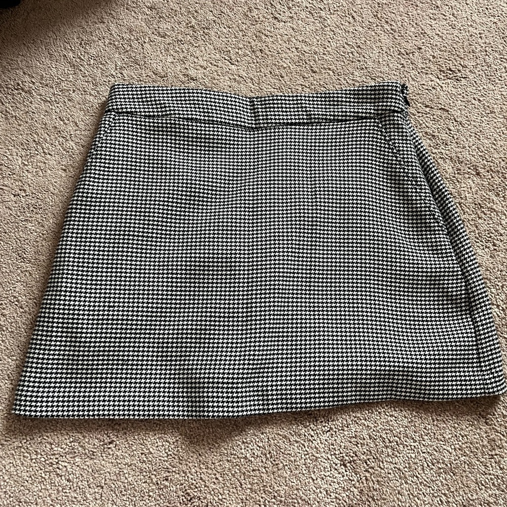 Abercrombie houndstooth skirt skort size small NWT